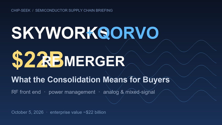 Merger Skyworks-Qorvo $22B: Yang Perlu Diketahui Pembeli