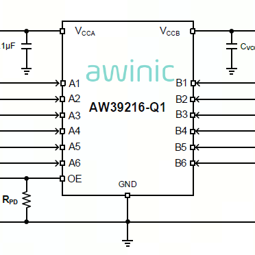 AW39216SPR-Q1 TSSOP-16L package