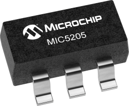 MIC5205-3.3YM5-TR SOT-23-5 official Microchip package image