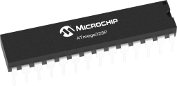 ATMEGA328P-PU official Microchip SPDIP-28 package image