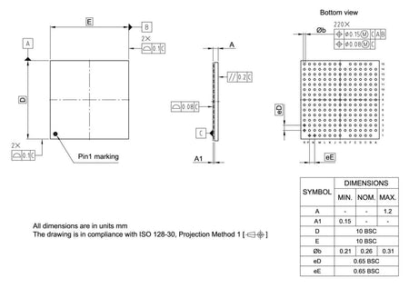 VFBGA-220 standard package reference