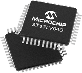 AT17LV040-10TQU official Microchip 44A TQFP product image
