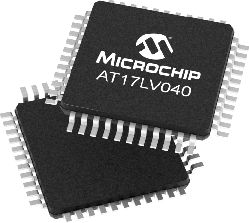 AT17LV040-10TQU official Microchip 44A TQFP product image