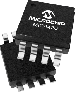 MIC4420YMM-TR official Microchip MSOP package image