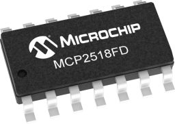 MCP2518FDT-H/SL official Microchip exact-part package image (SOIC, 14 pins)
