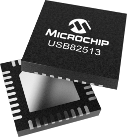 USB82513AMR-A-V02 official Microchip exact-part package image (VQFN, 36 pins)