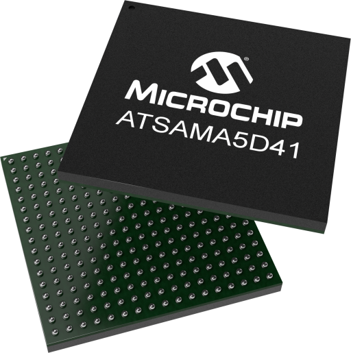 ATSAMA5D41B-CU official Microchip LFBGA289 package image