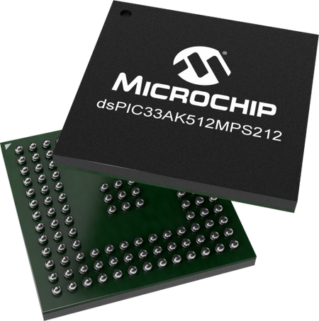 DSPIC33AK512MPS212-I/PT official Microchip 128/129-pin TQFP package image