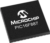 PIC16F887-I/PT Microchip official 44-lead TQFP product image