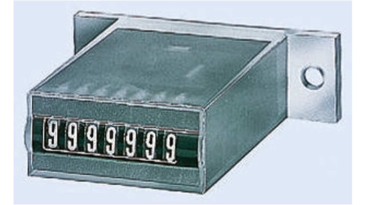Kübler AK07.00 electromechanical pulse counter, model 1.130.000.054, 115 V AC; representative series image