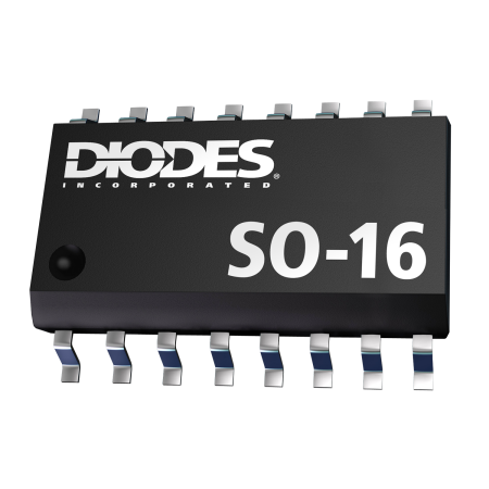 ULN2004AS16-13 official Diodes SO-16 package image