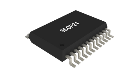 HT1621DM/TR SSOP-24-150MIL package illustration
