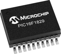 PIC16F1829T-I/SS official Microchip exact MPN SSOP 20-pin package image