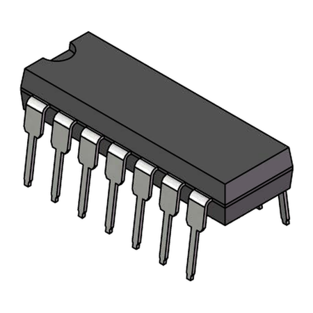 CA0339F CDIP-14 package illustration