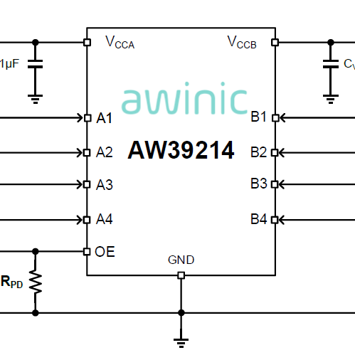 AW39214SPR-Q1 TSSOP-14L package