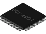 HC32F4A0PITB-LQFP100 LQFP-100 package illustration