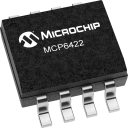 MCP6422-E/SN official Microchip SOIC package image