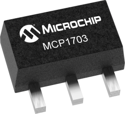 MCP1703T-3302E/MB official Microchip exact MPN SOT-89 package image