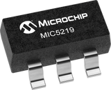 MIC5219-5.0YM5-TR official Microchip exact MPN SOT-23 package image
