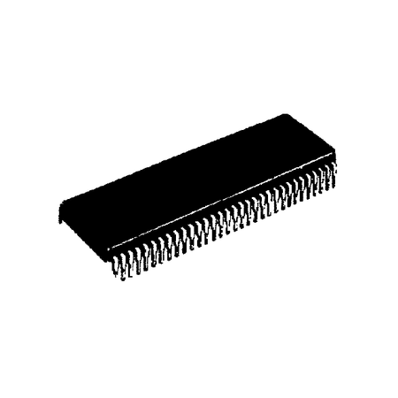HD63B03YRPJ DP-64S 64-pin plastic shrink DIP package illustration