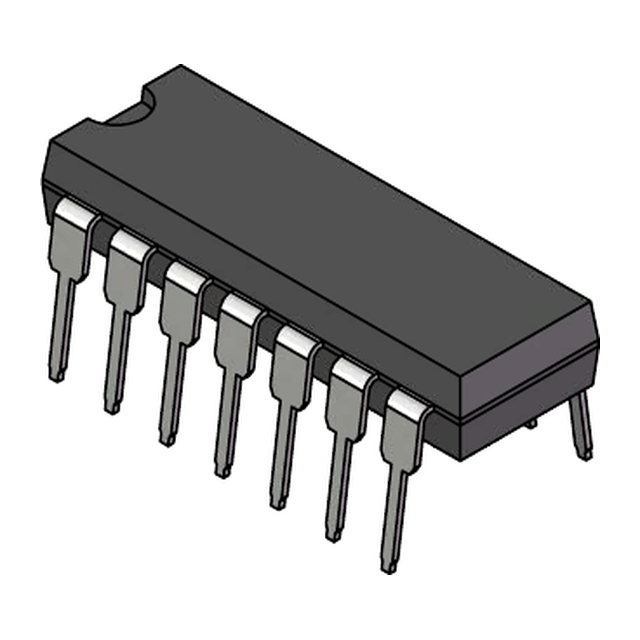 TLV2344IN PDIP-14 package illustration