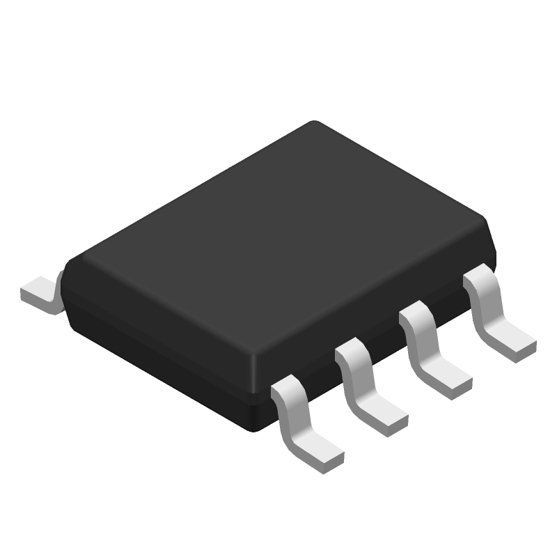 TLC2201IDG4 SOIC-8 package illustration