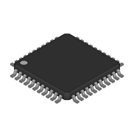 Generic 44-lead TQFP package illustration for EPM7032VTC44-12