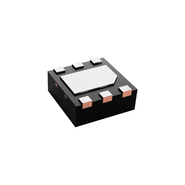 TLV76733DRVR WSON-6 (DRV) logo-free package illustration