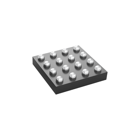 DAC530A2YBHR DSBGA-16 (YBH) logo-free package illustration