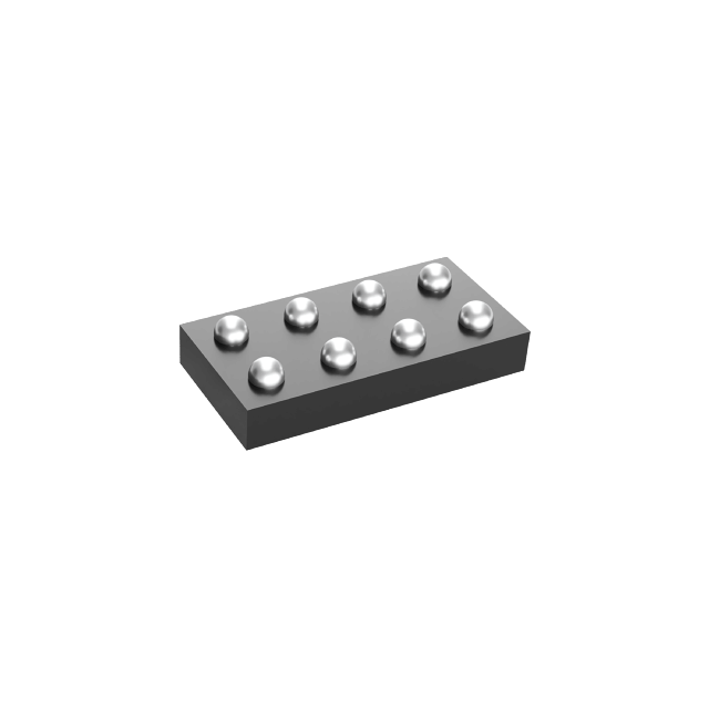 INA234BIYBJR DSBGA-8 (YBJ) logo-free package illustration